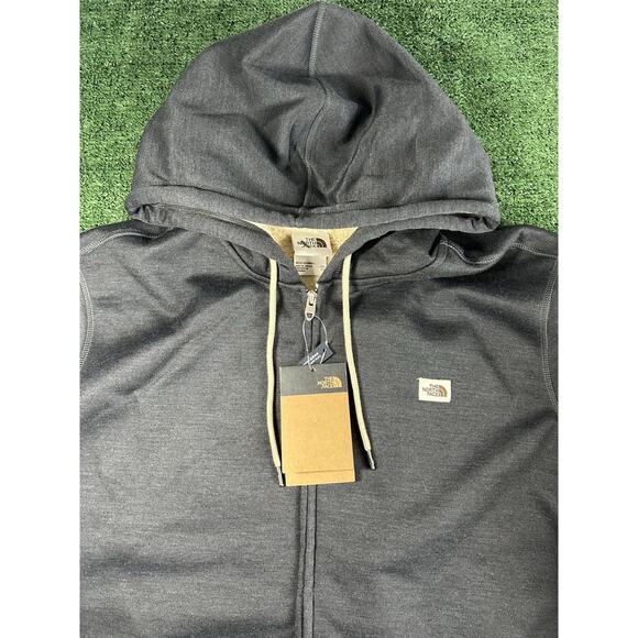 The North Face Sherpa Patrol Full Zip Hooded Jacket Mens 2XL Gray Full Zip - Picture 2 of 10